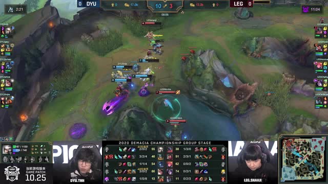 2020德玛西亚杯小组赛第一日 LEG vs DYU