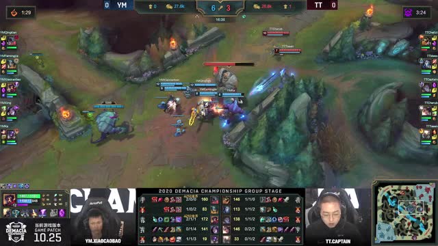 2020德玛西亚杯小组赛第二日 YM vs TT