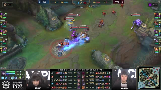 2020德玛西亚杯小组赛第二日 ES vs YM