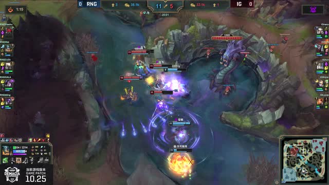 2020德玛西亚杯小组赛第二日 RNG vs IG