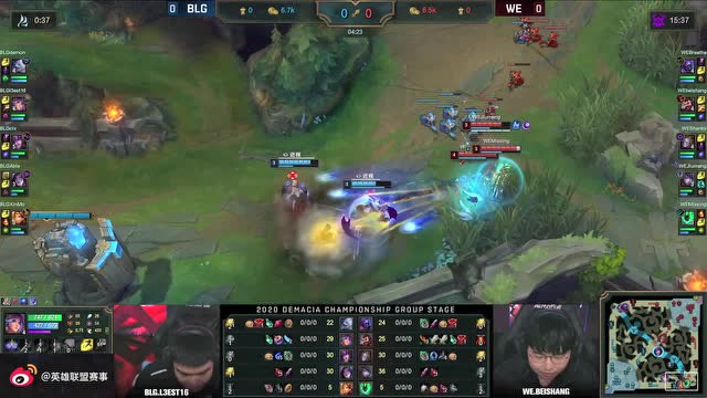 2020德玛西亚杯小组赛第二日 BLG vs WE