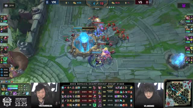 2020德玛西亚杯小组赛第二日 YM vs V5