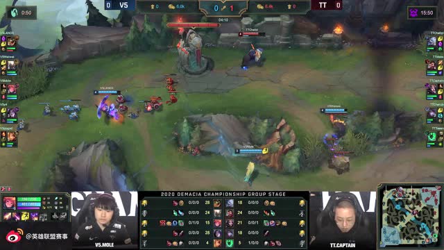 2020德玛西亚杯小组赛第二日 V5 vs TT