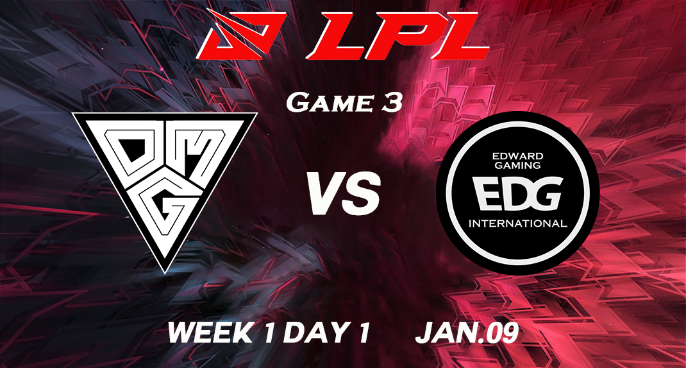 [2021LPL春季赛]【OMG vs.EDG】第三场集锦