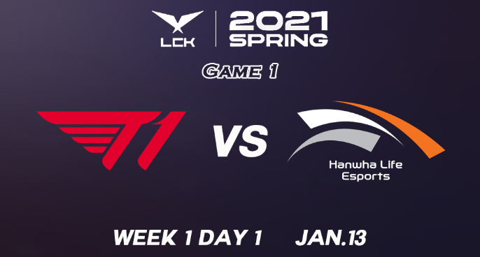 [2021LCK春季赛]【T1 vs.HLE】第一场集锦