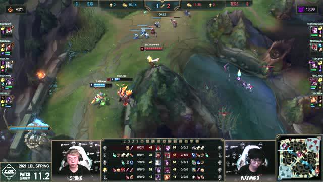 2021LDL春季赛常规赛 SJG vs TES.C_01
