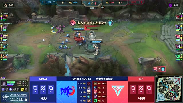 2020LDL春季赛常规赛 DMO.Y vs IG.Y_01