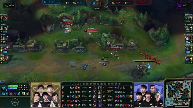 2020LDL春季赛常规赛 BLG.J vs LGE_01