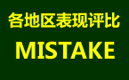 Mistake分析：各个地区队伍表现对比