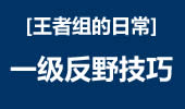 王者组的日常：一级反野套路，成长型发育！