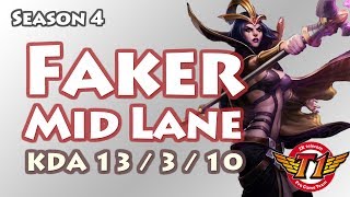 Faker中单诡术妖姬 vs CJ Entus Lustboy吉格斯