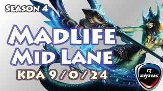 Madlife娜美辅助视角 打的Faker也无力回天