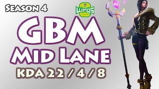 GBM中单诡术妖姬视角 22杀团队一半人头