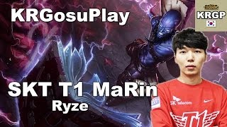 SKT MaRin上单流浪法师 VS 小鱼人 职业选手局