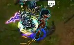 韩服OB视角：SKT T1 Faker中单豹女Q死全场