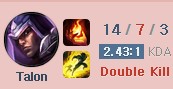 SKT T1 Faker中单刀锋之影泰隆 VS 璐璐