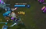 SKT T1 Faker中单瑞雯大战卡兹克