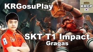 韩服OB视角：Impact酒桶打野 VS 老鼠打野