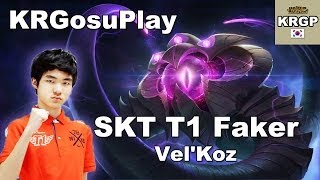 Faker虚空之眼维克兹中单视角 VS 天使