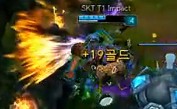 韩服OB视角：SKT T1 Impact上单兰博 超神表现