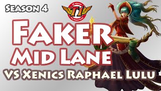 faker中单琴女视角 VS Raphael中单璐璐