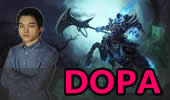 Dopa上单人马Faker辅助牛头 对战EDG下路双人！