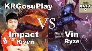 SKT T1 Impact上单瑞雯 VS Xenics Vin瑞兹