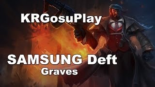 韩服王者第一名：SAMSUNG Deft男枪视角