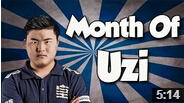 狗爷的愤怒！UZI在世界总决赛上的精彩镜头