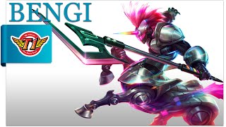 SKT Bengi人马打野视角 打排位哥还是很凶的