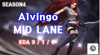韩服著名不详之刃玩家Alvingo的中单视角