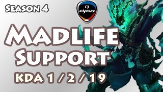 Madlife锤石辅助视角 14分钟推翻对方基地