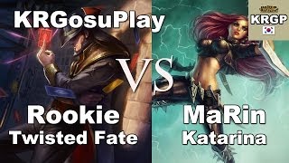 KT Rookie卡牌大师 vs SKT T1 MaRin卡特