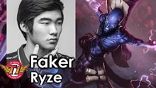 Faker第一视角：中单瑞兹对线维克托，究极滚键盘