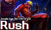 韩服第一盲僧Rush：超神盲僧打崩三路
