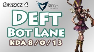三星Blue Deft女警对线维鲁斯 纵然超神也不浪