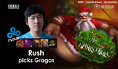 欧美王者小剧场：Rush打野酒桶 开启圣诞狂欢！