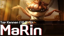 韩服王者小剧场：Marin上单凯南 疾如风16杀