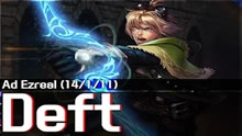 韩服王者小剧场：Deft伊泽 灵活秀翻14杀