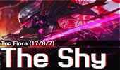 The shy上单剑姬第一视角 对线诺手版本的交战