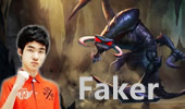 Faker中单大虫子第一视角 一口一个直让对面20投