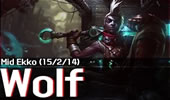 韩服王者小剧场：Wolf中单艾克 行云流水的操作