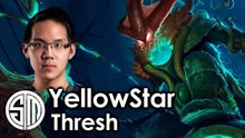 欧美王者小剧场：YellowStar锤石 完美辅助