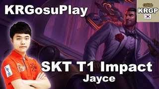 SKT Impact上单杰斯上路抗压教学 1V2大战