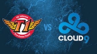 全明星战队邀请赛：Cloud 9 VS SKT T1 K