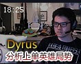 Dyrus美服高端局常见上单英雄表现的评价