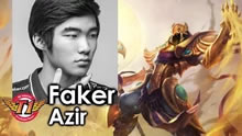 Faker沙皇中单第一视角 飘逸黄鸡对线璐璐！