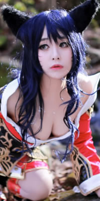 最美阿狸没有之一 九尾妖狐阿狸原画COS