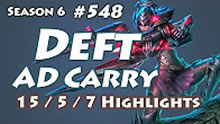 韩服王者小剧场：Deft女警 15杀枪枪爆头！