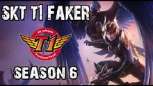 Faker奎因中单第一视角 SKT五黑 vs 龙珠五黑！